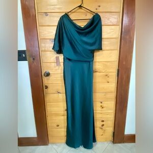 Amsale Pryce Satin Column Gown